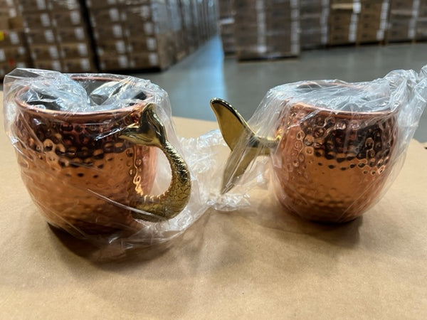 16oz Fishtail Moscow Mule Mug $20/Each (Case of 12)